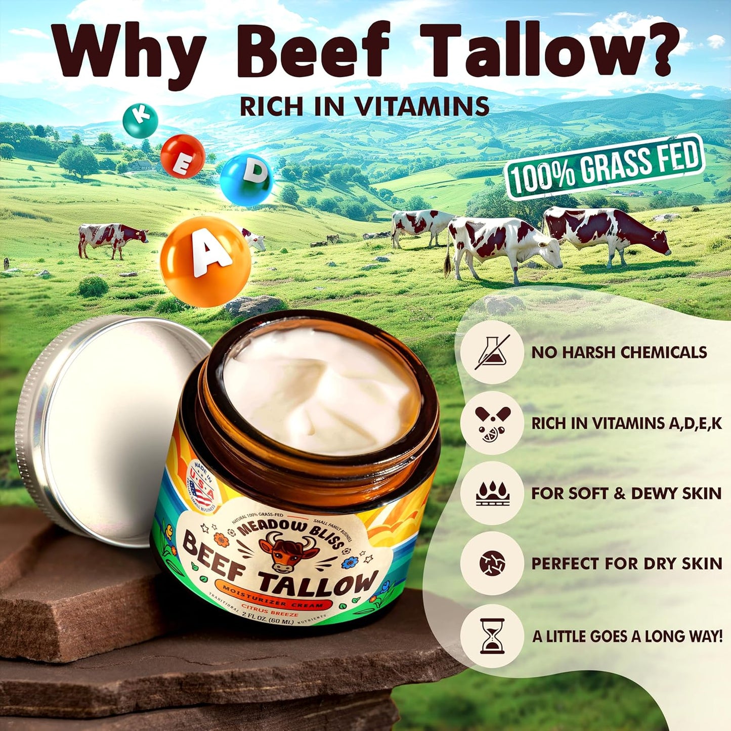 Meadow Bliss Beef Tallow